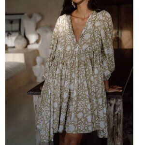 Daughters of India Kyra Mini Dress ~ Olive